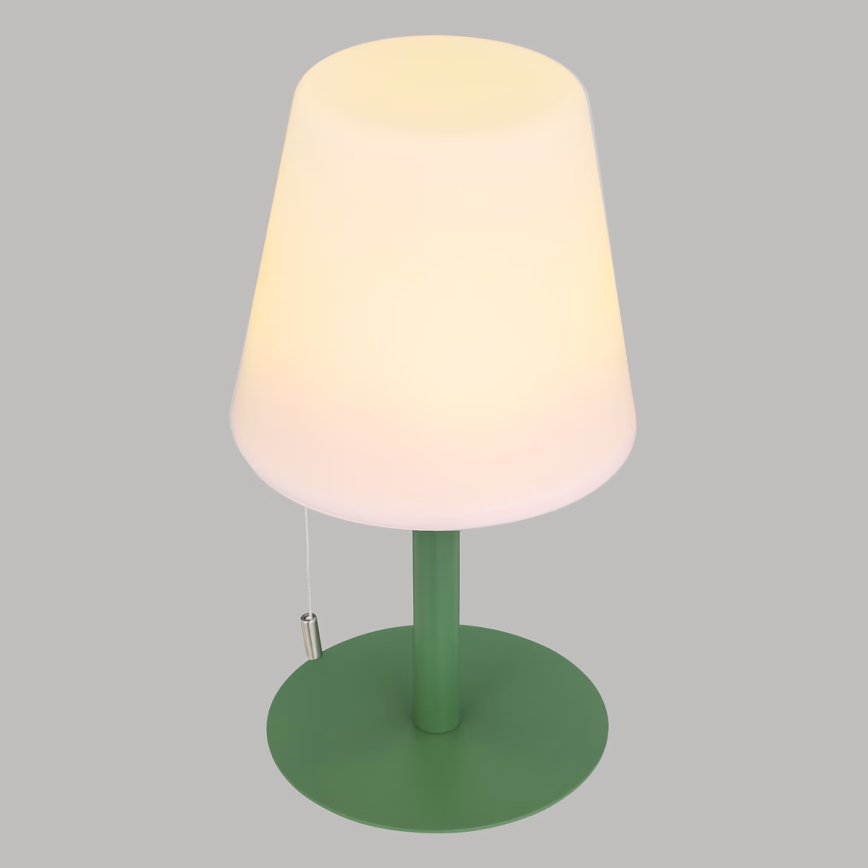 Atmosphera - LED RGBW Akumulatorowa zewnętrzna lampa stołowa ZACK LED/3,7V 1200 mAh IP44 zielona