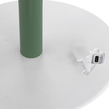 Atmosphera - LED RGBW Akumulatorowa zewnętrzna lampa stołowa ZACK LED/3,7V 1200 mAh IP44 zielona