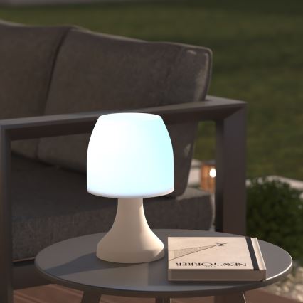 Atmosphera - LED RGB Lampa stołowa zewnętrzna DOKK LED/3xAAA 27,5 cm IP44