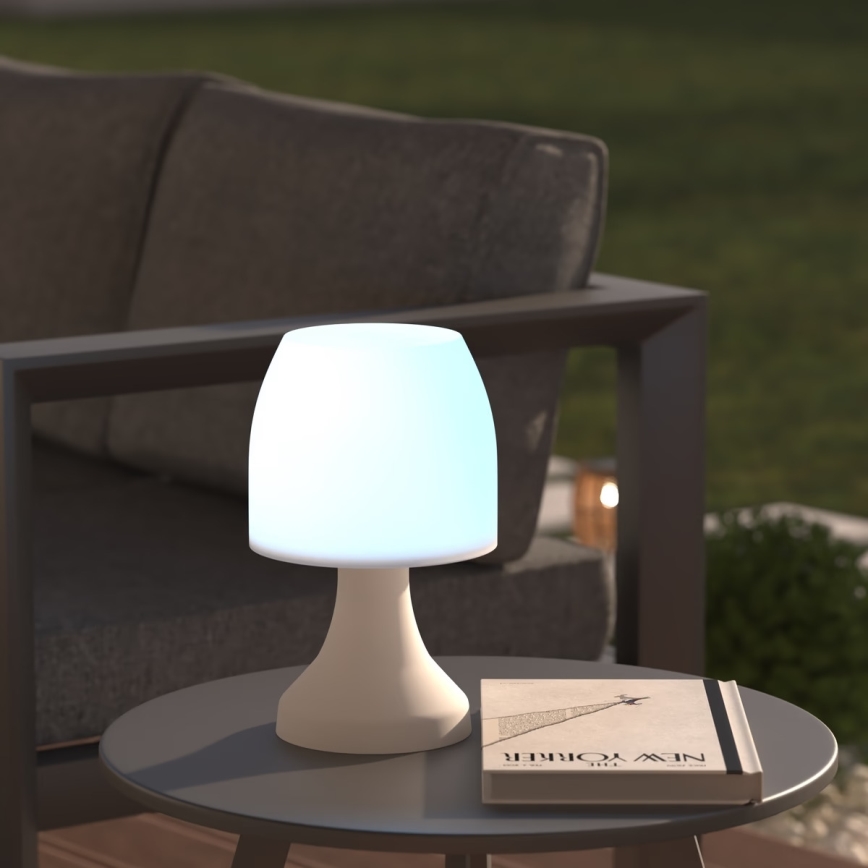 Atmosphera - LED RGB Lampa stołowa zewnętrzna DOKK LED/3xAAA 27,5 cm IP44