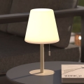 Atmosphera - LED RGBW Akumulatorowa zewnętrzna lampa stołowa ZACK LED/3,7V 1200 mAh IP44 beżowa