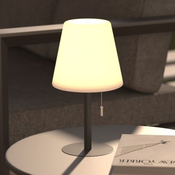 Atmosphera - LED RGBW Akumulatorowa zewnętrzna lampa stołowa ZACK LED/3,7V 1200 mAh IP44 czarna