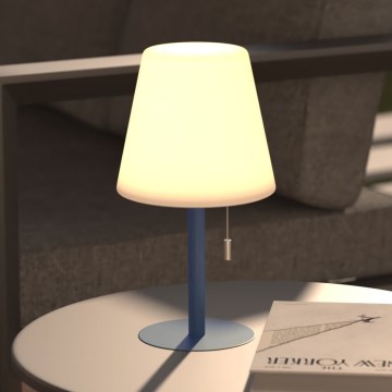 Atmosphera - LED RGBW Akumulatorowa zewnętrzna lampa stołowa ZACK LED/3,7V 1200 mAh IP44 turkusowa