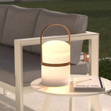 Atmosphera - LED Ściemnialna akumulatorowa zewnętrza lampa stołowa KIARA LED/3,7V 36 cm 4000 mAh IP44