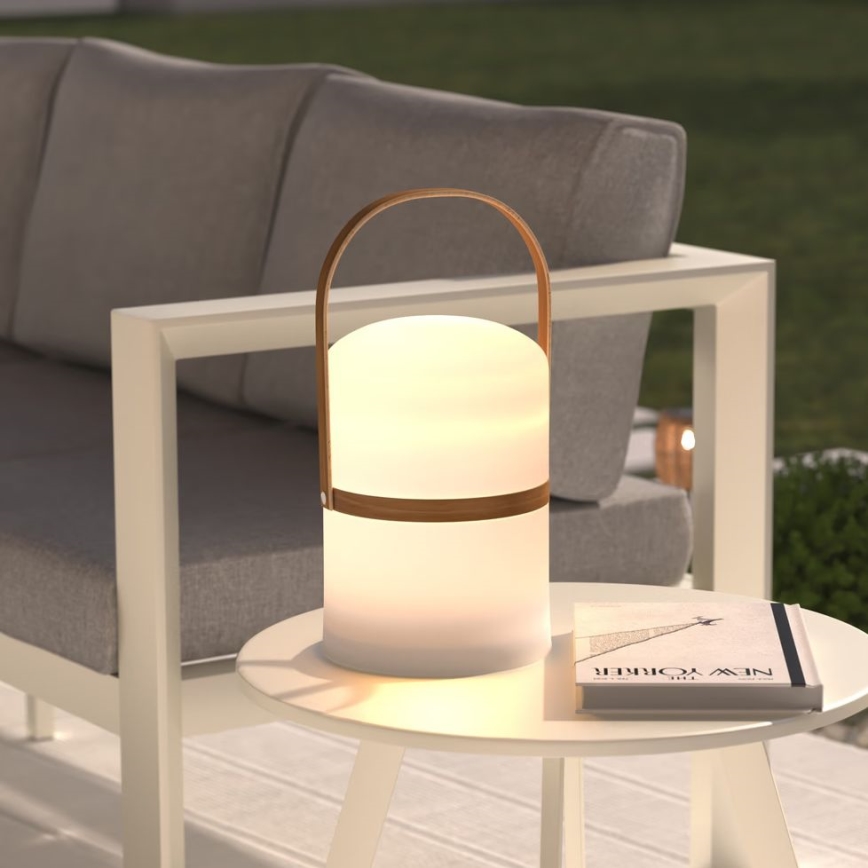 Atmosphera - LED Ściemnialna akumulatorowa zewnętrza lampa stołowa KIARA LED/3,7V 36 cm 4000 mAh IP44