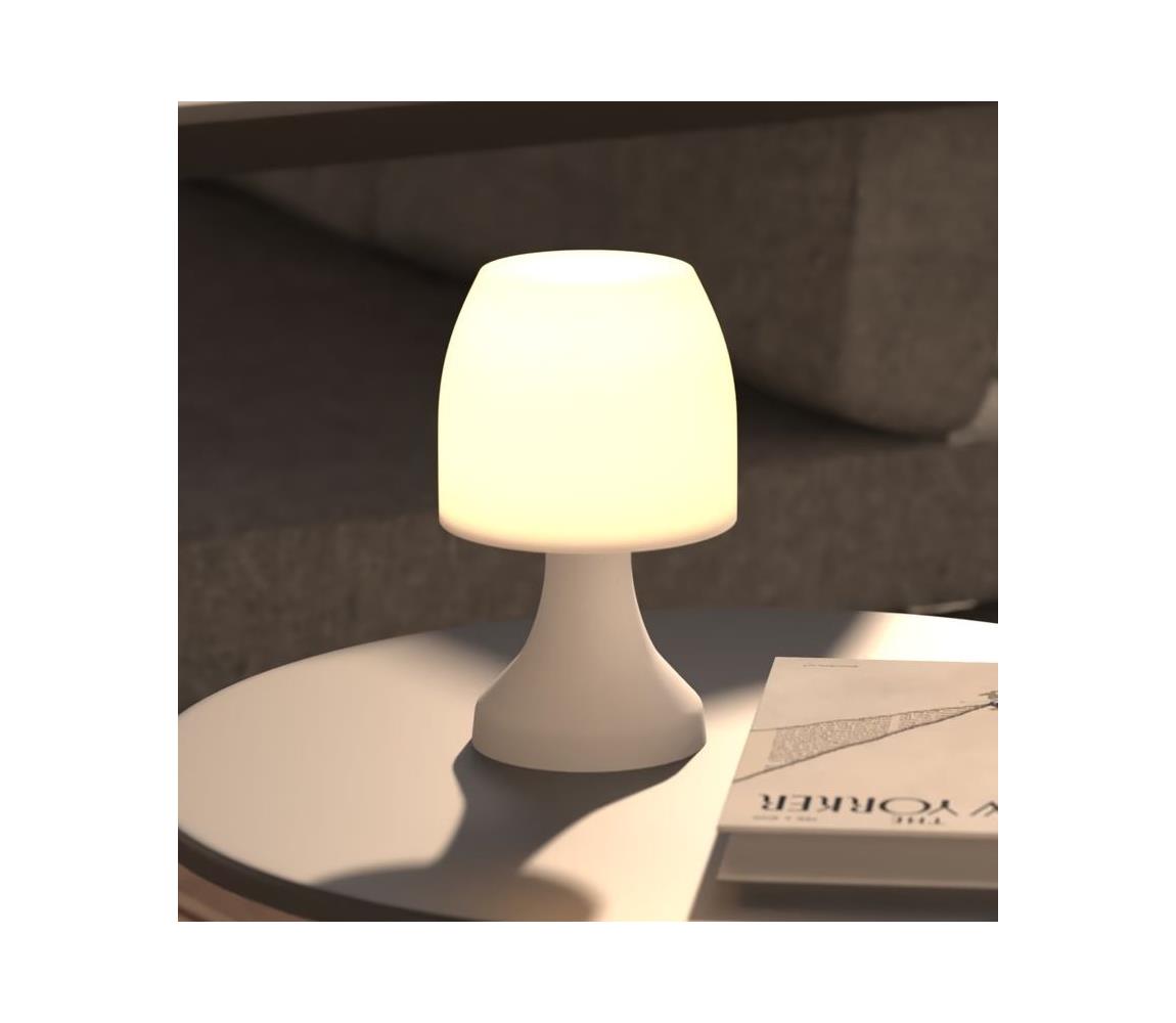 Atmosphera - LED Zewnętrzna lampa stołowa DOKK LED/3xAAA 19,5 cm IP44