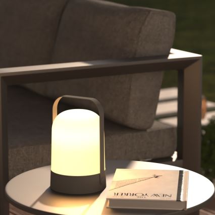 Atmosphera - LED zewnętrzny przenośna Lampa stołowa JERTA LED/2xAA IP44