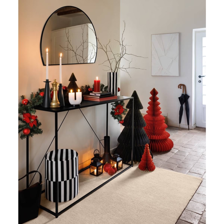 Atmosphera - Lustro ścienne ALICE 65x90 cm czarne