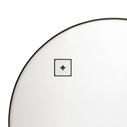 Atmosphera - Lustro ścienne ALICE 65x90 cm czarne