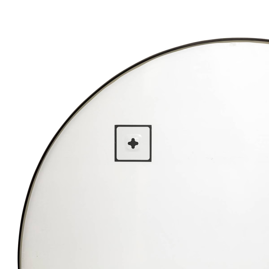 Atmosphera - Lustro ścienne ALICE 65x90 cm czarne