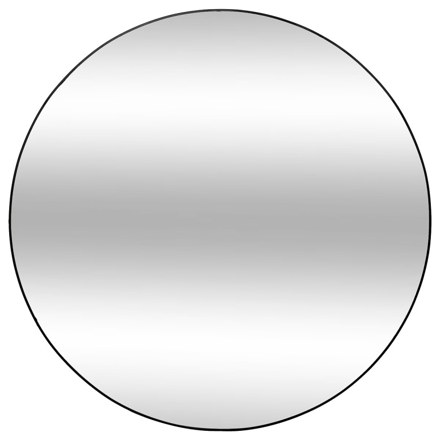 Atmosphera - Lustro ścienne ALICE śr. 110 cm czarny