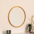 Atmosphera - Lustro ścienne KIM śr. 55 cm kauczukowiec