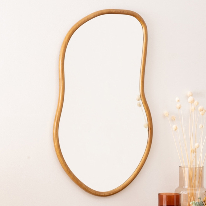 Atmosphera - Lustro ścienne LIVIA 75x45 cm pavlonie