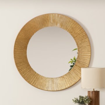 Atmosphera - Lustro ścienne MILDA śr. 90 cm
