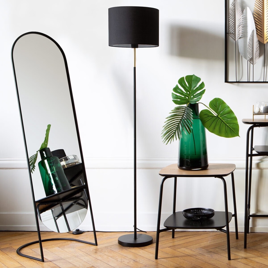 Atmosphera - Lustro stojące JEF 136x39,5 cm czarne