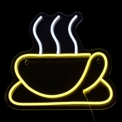 Atmosphera - Neonowa dekoracja ścienna LED CAFÉ LED/5V