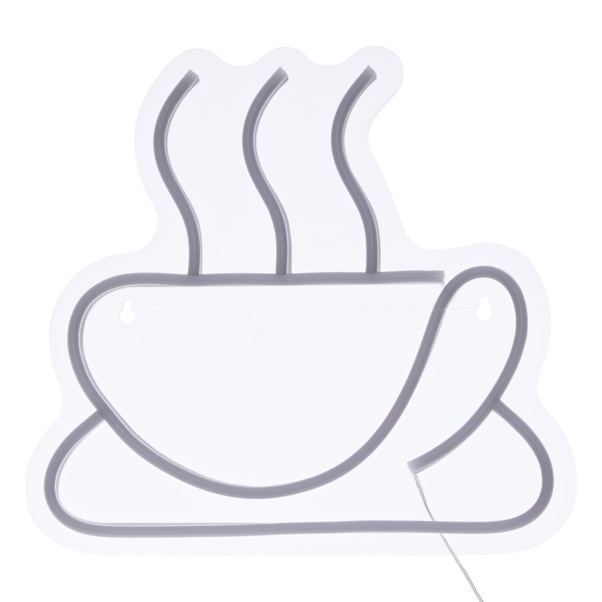 Atmosphera - Neonowa dekoracja ścienna LED CAFÉ LED/5V