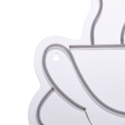 Atmosphera - Neonowa dekoracja ścienna LED CAFÉ LED/5V