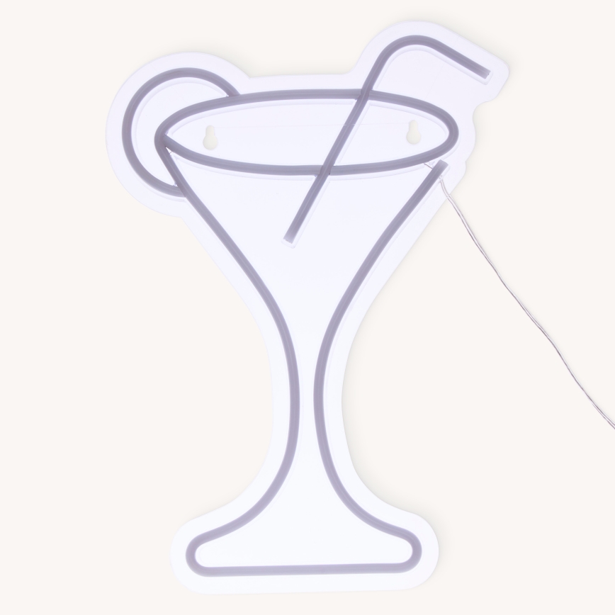 Atmosphera - neonowa dekoracja ścienna LED COCTAIL LED/5V