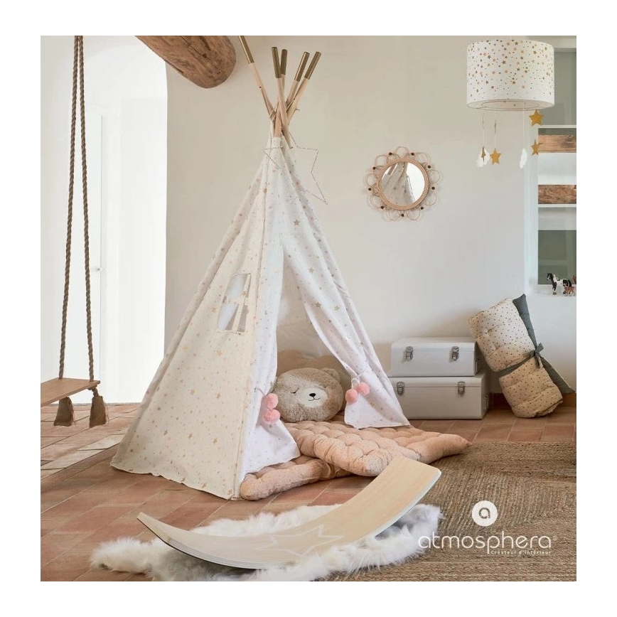 Atmosphera - Żyrandol dziecięcy na przewodzie STARS 1xE27/40W/230V