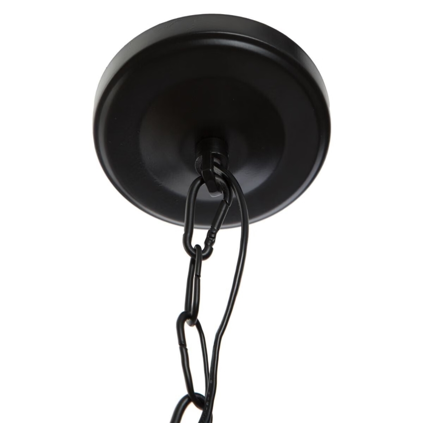 Atmosphera - Żyrandol na łańcuchu BASALT 1xE27/25W/230V czarny