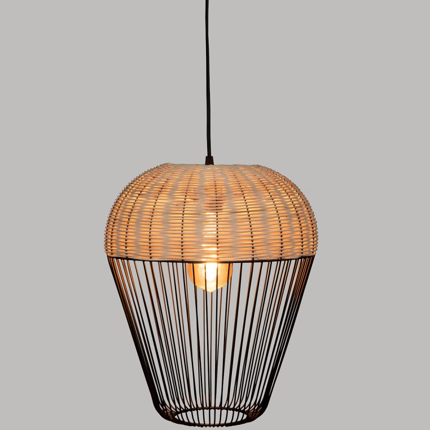 Atmosphera - Żyrandol na lince ANEA 1xE27/40W/230V rattan