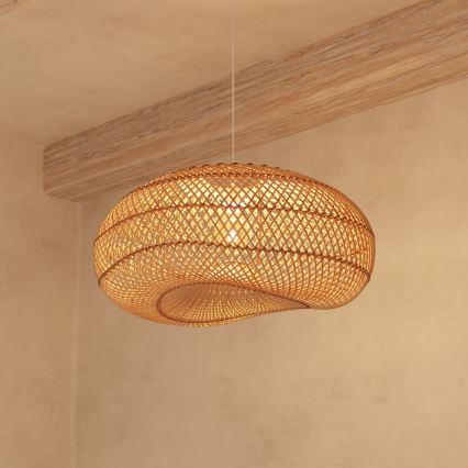 Atmosphera - Żyrandol na lince JENY 1xE27/40W/230V rattan