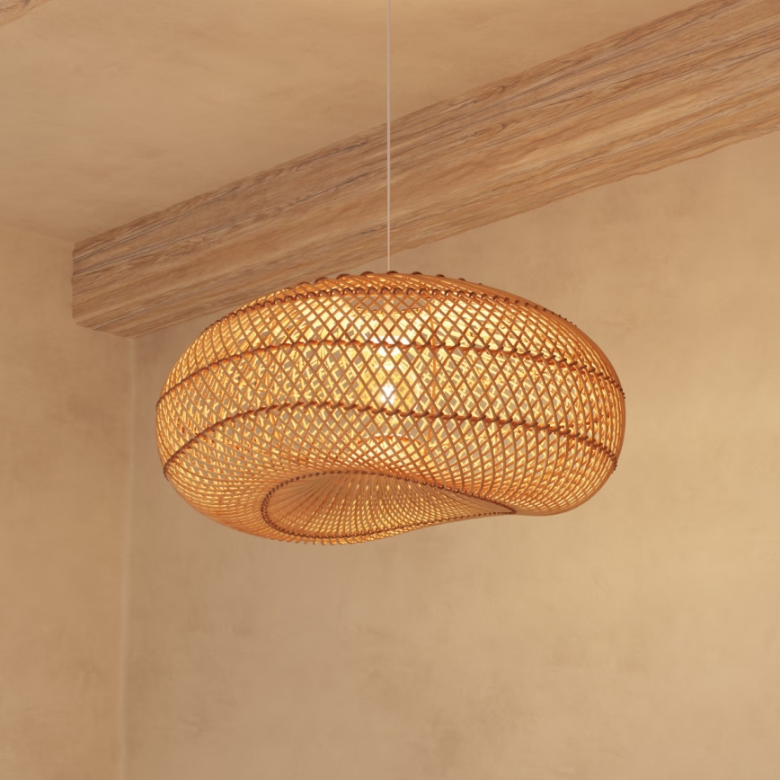 Atmosphera - Żyrandol na lince JENY 1xE27/40W/230V rattan