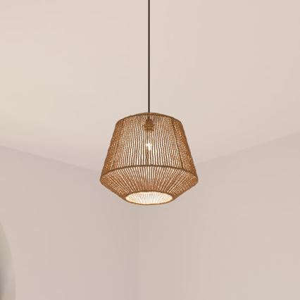 Atmosphera - Żyrandol na lince JILY 1xE27/40W/230V juta beżowy