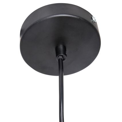 Atmosphera - Żyrandol na lince JILY 1xE27/40W/230V juta czarny