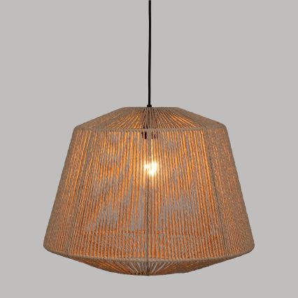 Atmosphera - Żyrandol na lince JILY 1xE27/40W/230V juta