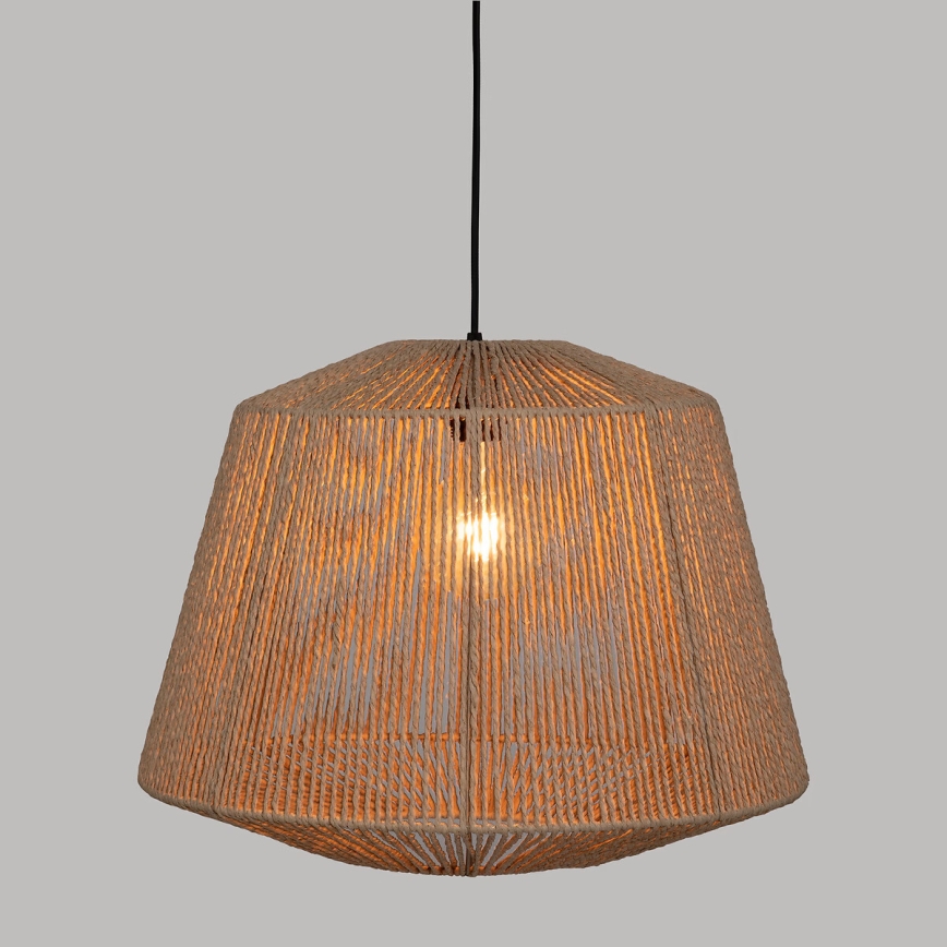 Atmosphera - Żyrandol na lince JILY 1xE27/40W/230V juta