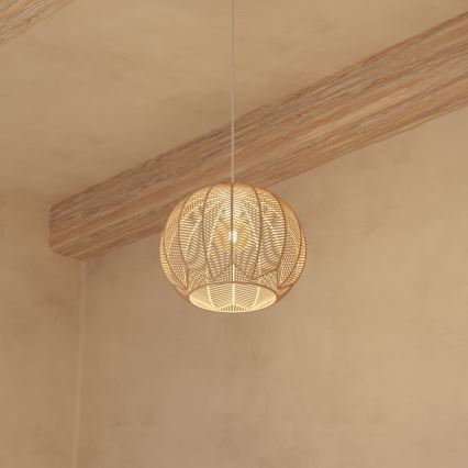 Atmosphera - Żyrandol na lince KITA 1xE27/40W/230V rattan