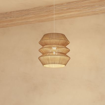 Atmosphera - Żyrandol na lince LIZA 1xE27/40W/230V juta
