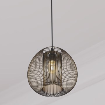 Atmosphera - Żyrandol na lince NODA 1xE27/40W/230V czarny