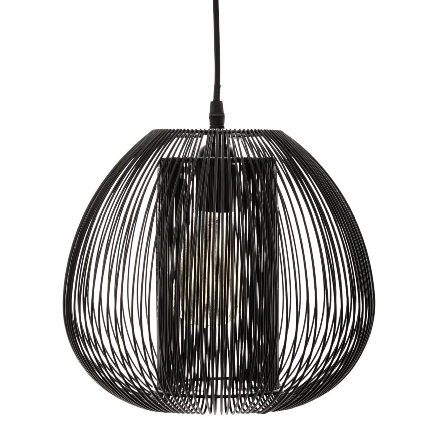 Atmosphera - Żyrandol na lince NODA 1xE27/40W/230V czarny