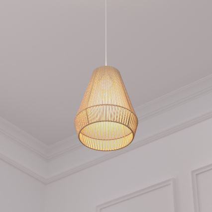 Atmosphera - Żyrandol na lince PALM 1xE27/40W/230V juta