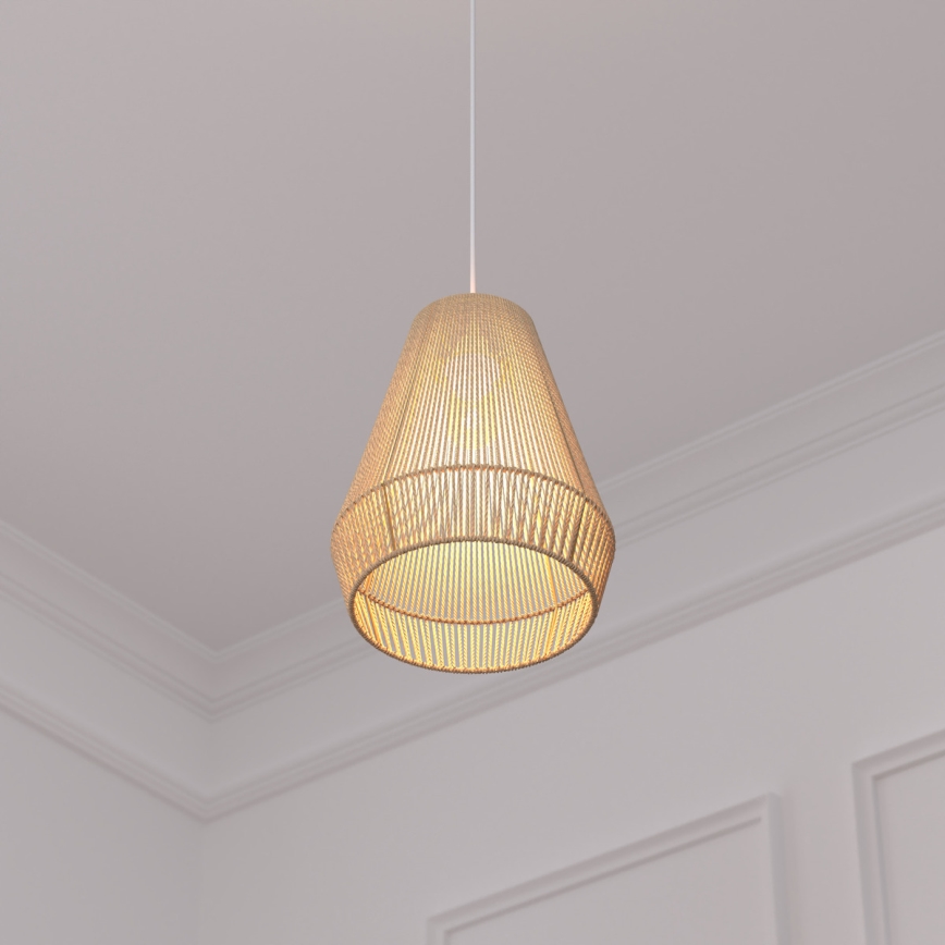 Atmosphera - Żyrandol na lince PALM 1xE27/40W/230V juta