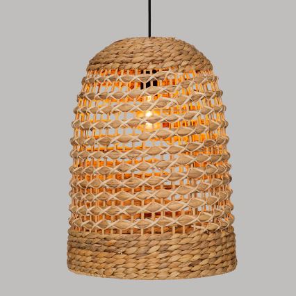 Atmosphera - Żyrandol na lince SAND 1xE27/40W/230V rattan/hiacynt wodny
