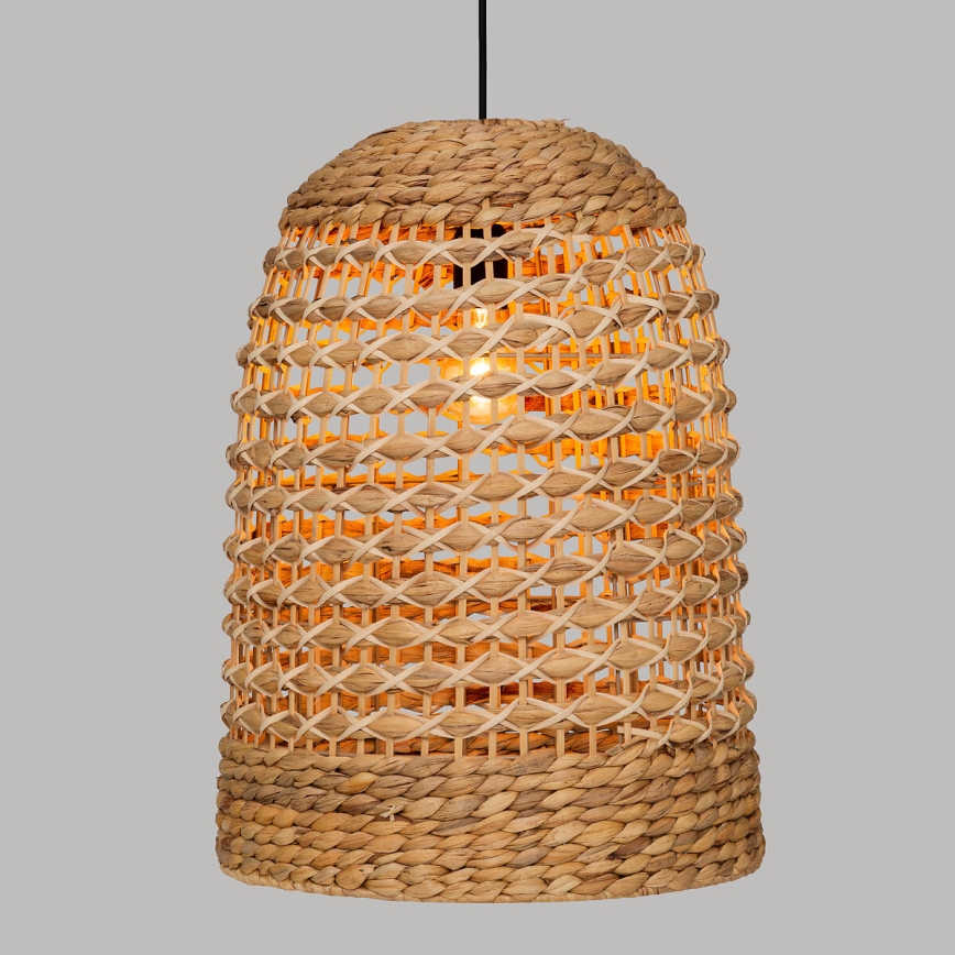 Atmosphera - Żyrandol na lince SAND 1xE27/40W/230V rattan/hiacynt wodny