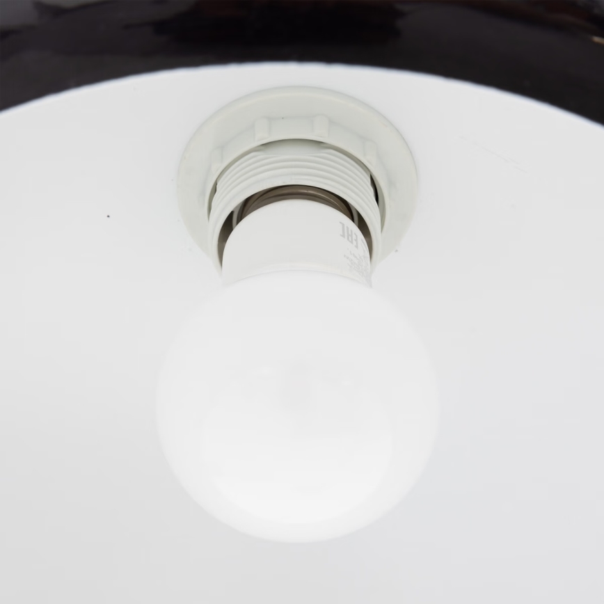 Atmosphera - Żyrandol na lince SAVIO 1xE27/40W/230V czarny