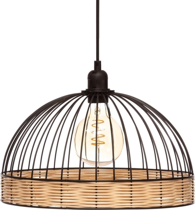 Atmosphera - Żyrandol na lince SUWA 1xE27/40W/230V rattan