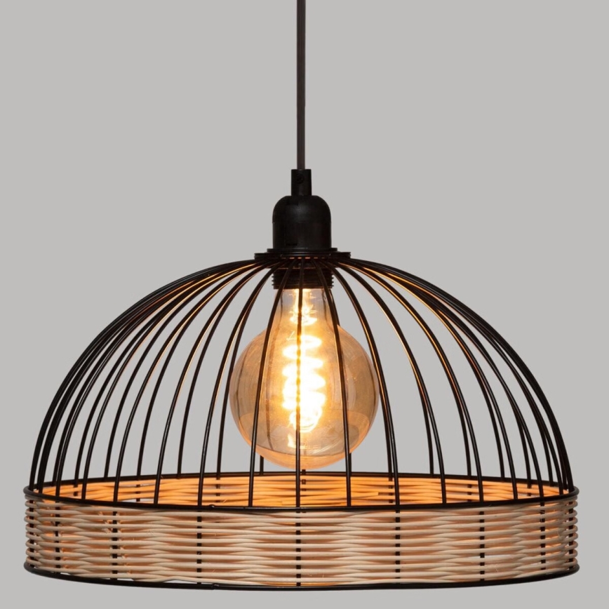 Atmosphera - Żyrandol na lince SUWA 1xE27/40W/230V rattan