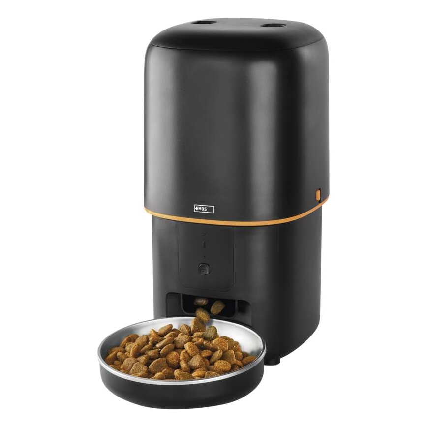 Automatyczny dozownik karmy 4 l/5V/3xD czarny Wi-Fi
