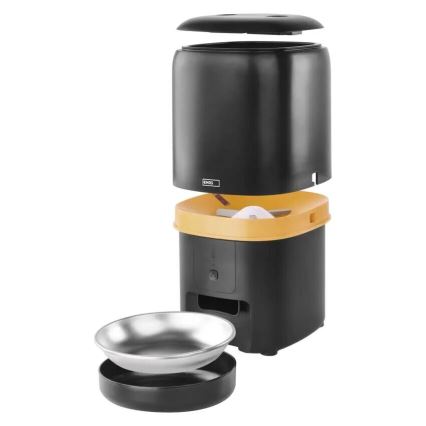 Automatyczny dozownik karmy 4 l/5V/3xD czarny Wi-Fi