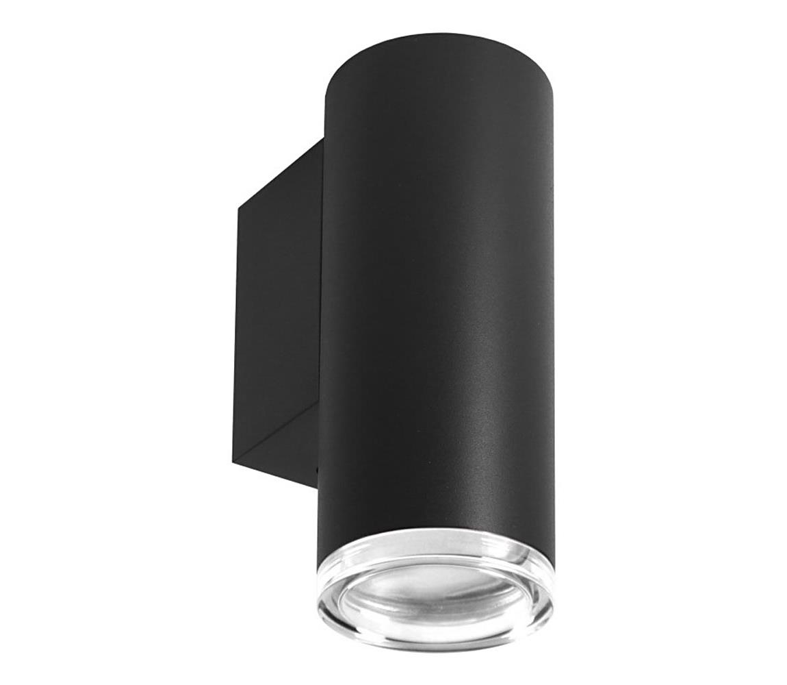 Łazienkowe oświetlenie punktowe naścienne TURYN 1xGU10/10W/230V IP44 czarne