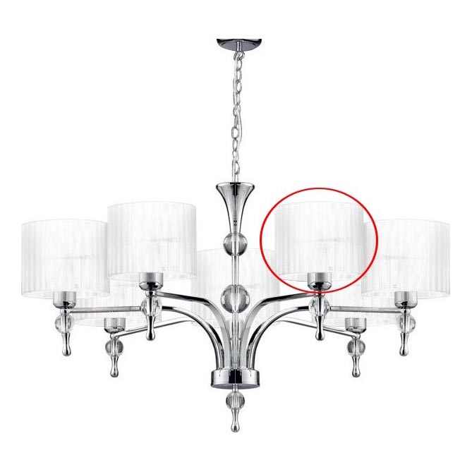 Azzardo - Abażur zamienny do żyrandola IMPRESS o średnicy 18 cm