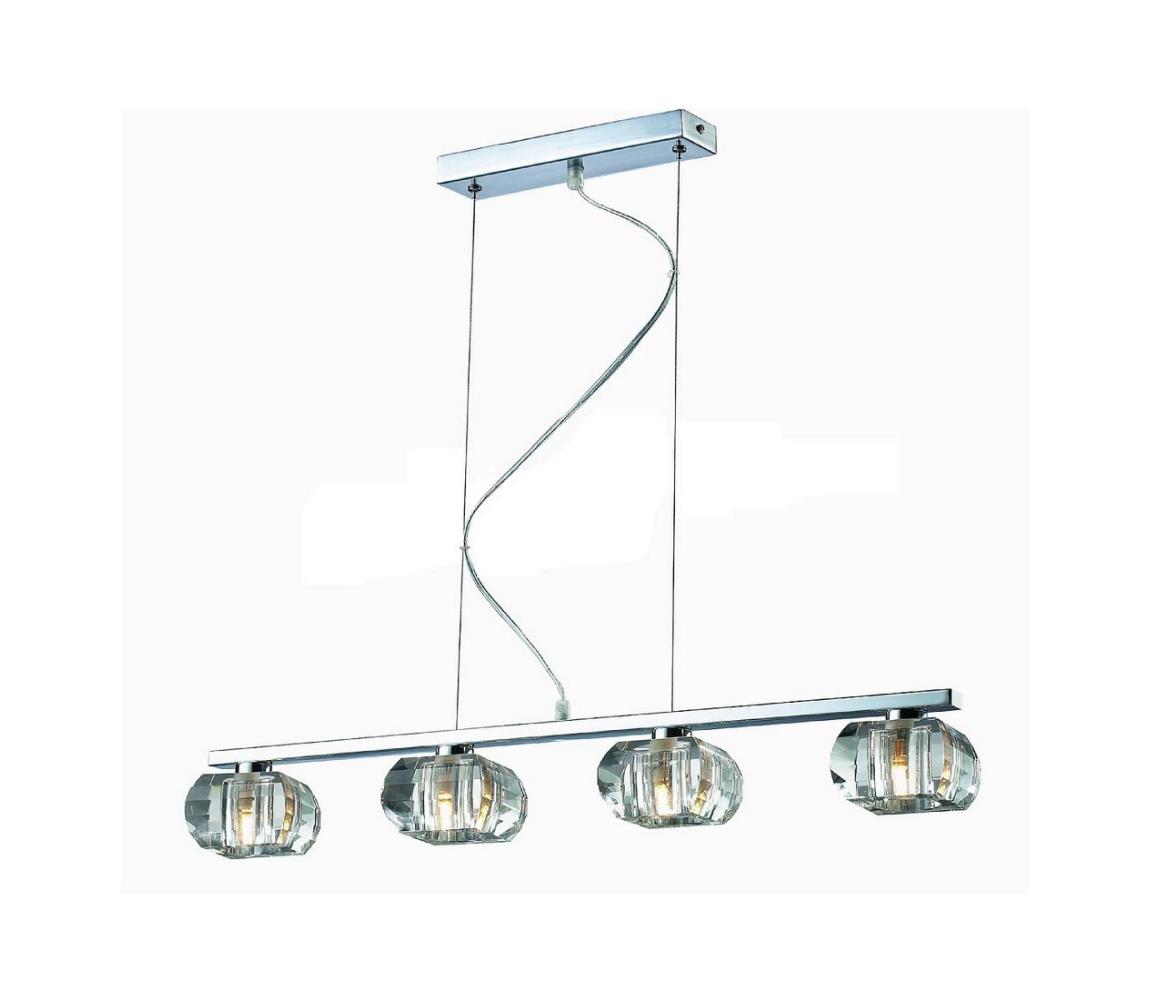 Azzardo AZ0493 - Żyrandol na lince RUBIC 4xG9/40W/230V