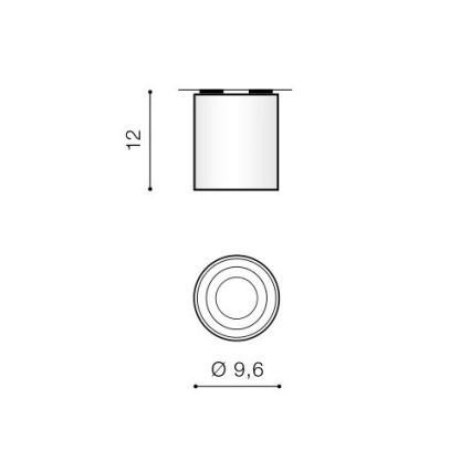 Azzardo AZ0779 - Plafon BROSS 1xGU10/50W/230V