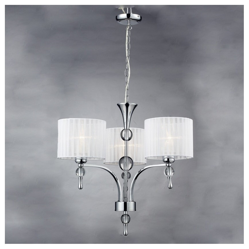 Azzardo AZ1006 - Żyrandol na łańcuchu IMPRESS 3xE27/60W/230V